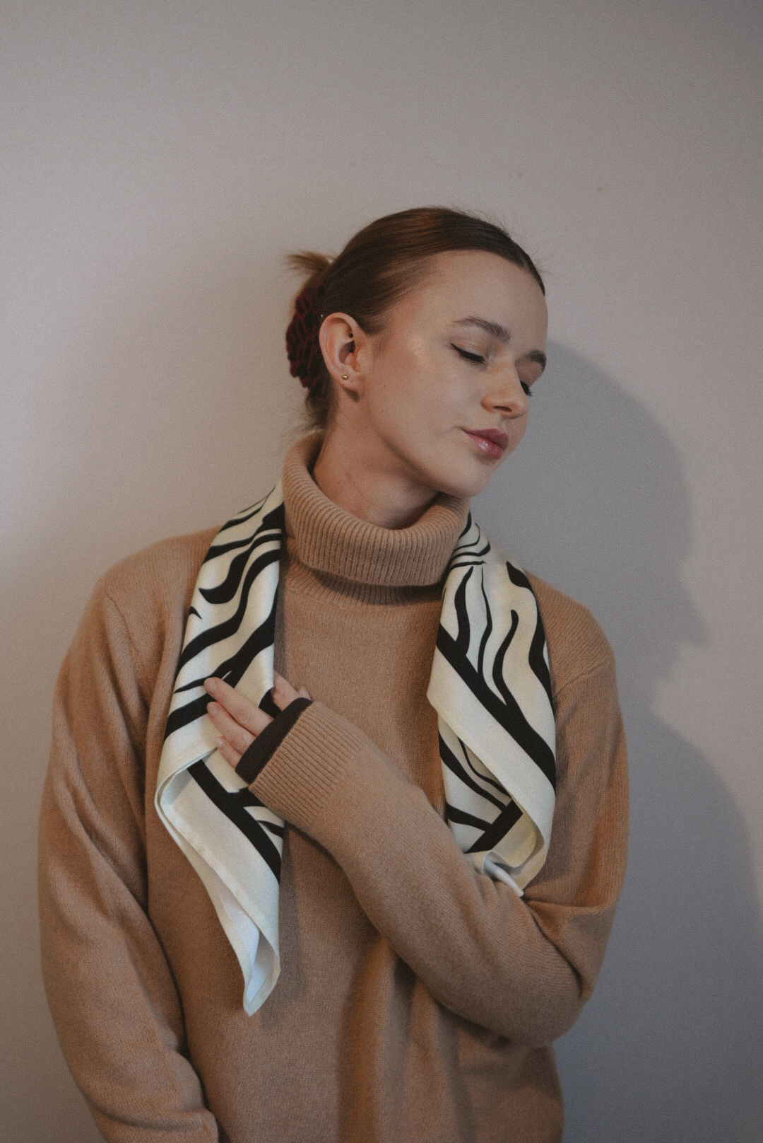 APASZKA BAMBUSOWA "ZEBRA" - Image 4