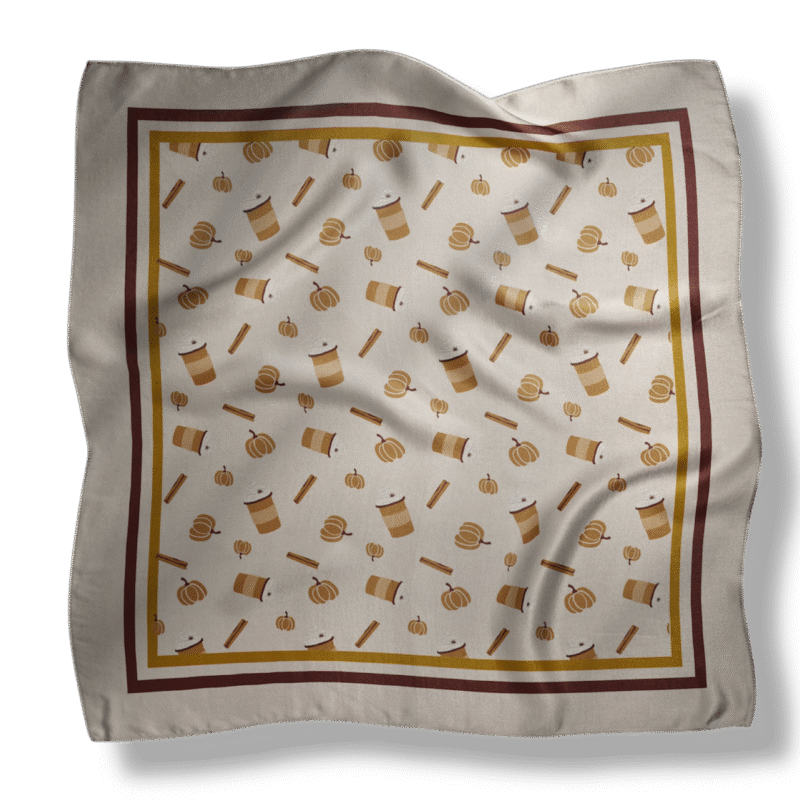 APASZKA Z BAWEŁNY "DYNIA"