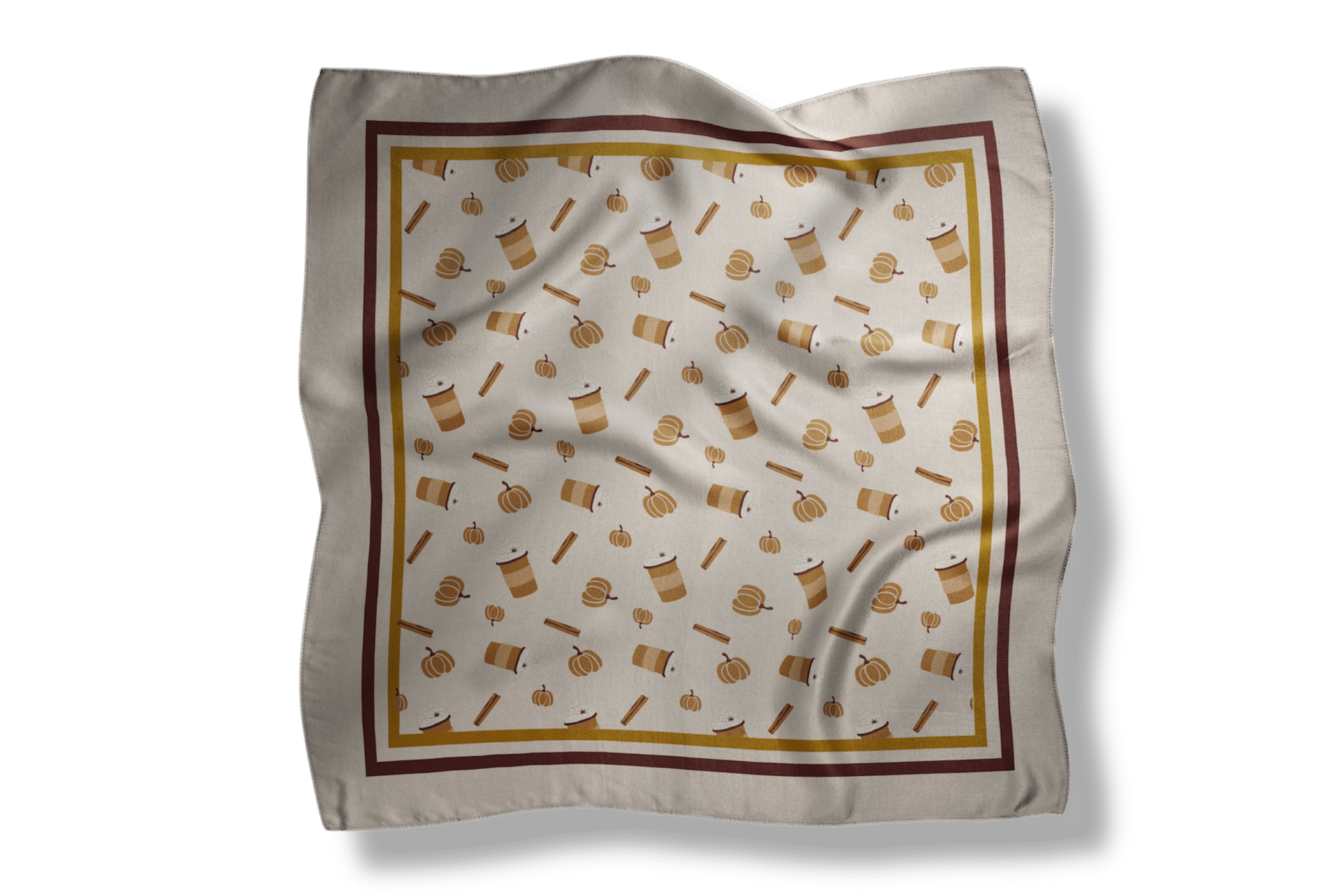 APASZKA Z BAWEŁNY "DYNIA"