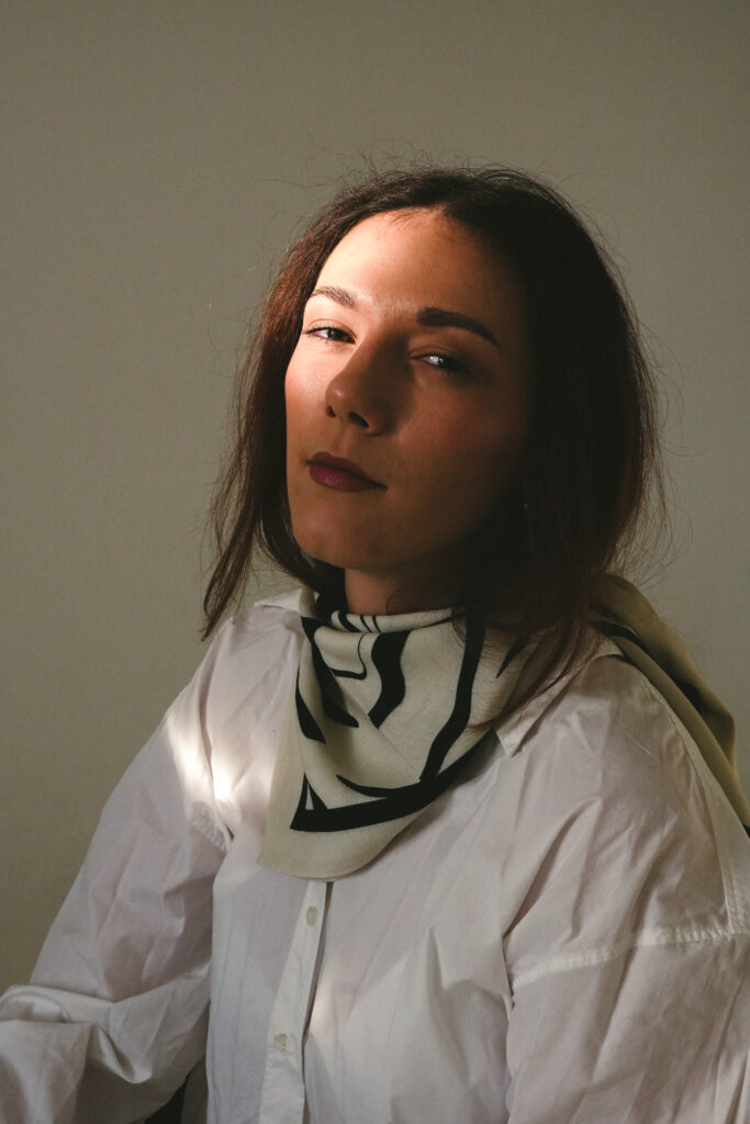 APASZKA BAMBUSOWA "Zebra"