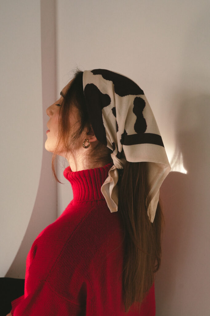 APASZKA BAMBUSOWA "KROWA"