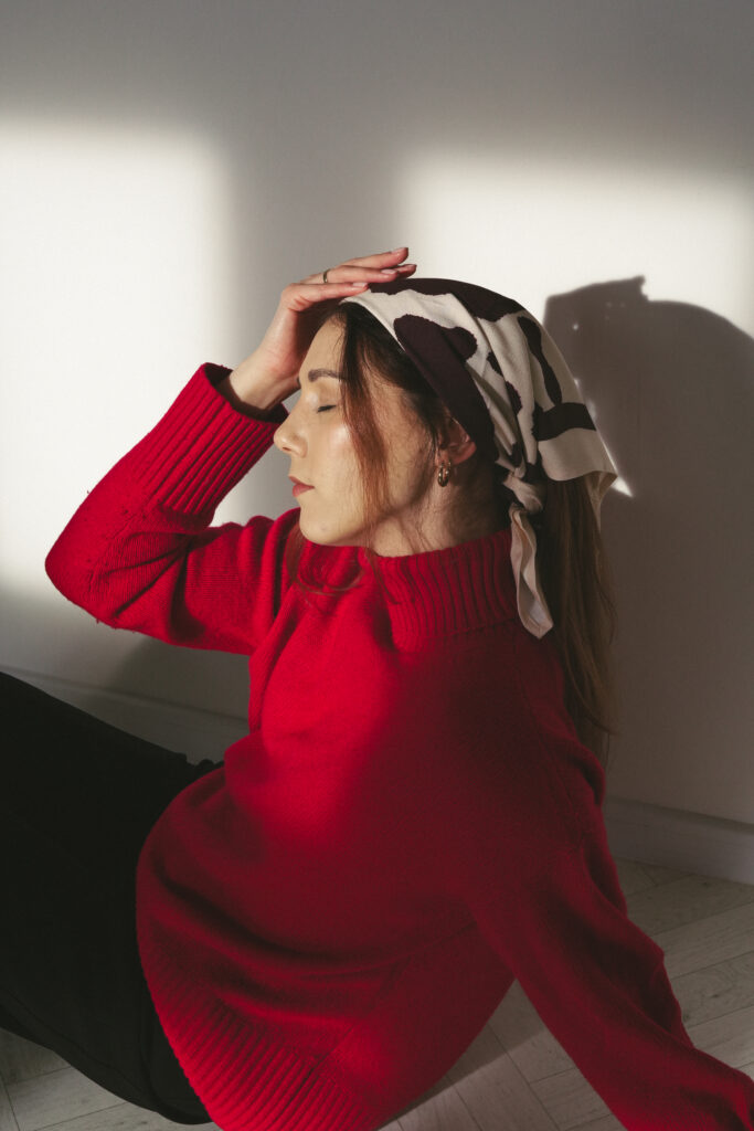 APASZKA BAMBUSOWA "KROWA"