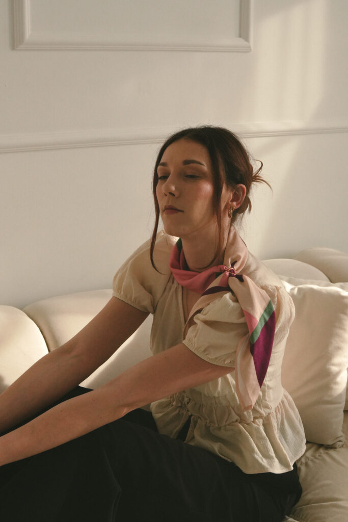 APASZKA BAMBUSOWA "Mondrian"