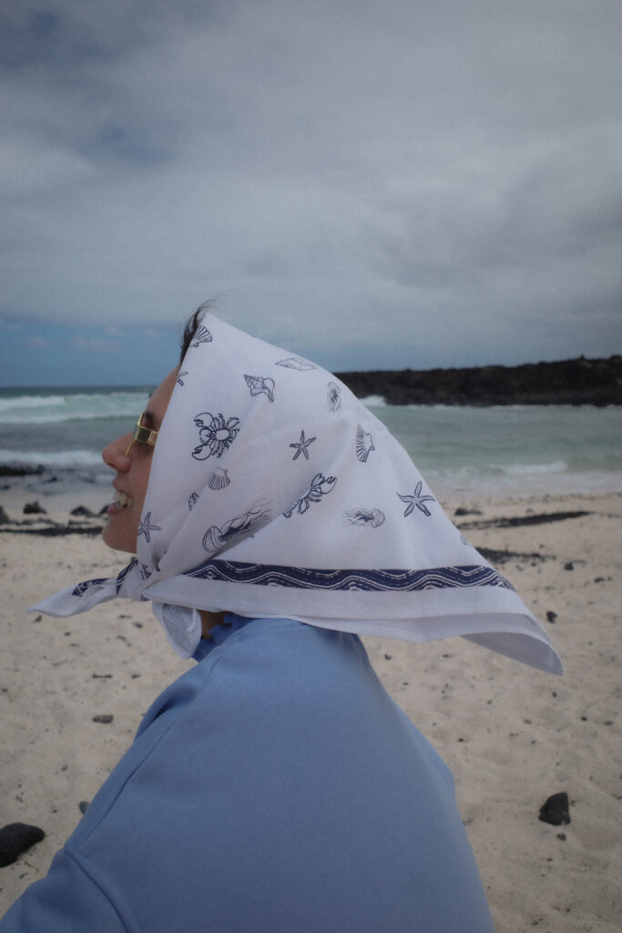 APASZKA BAMBUSOWA "Ocean"