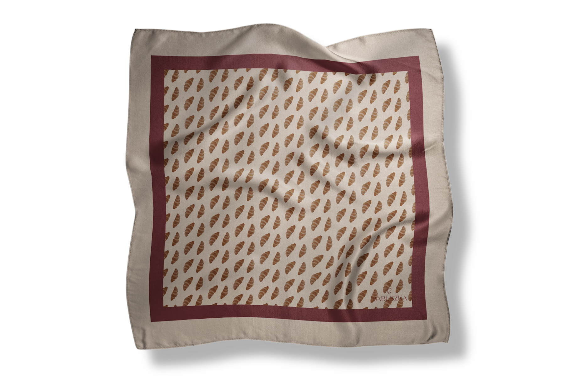 APASZKA BAMBUSOWA "CROISSANT"