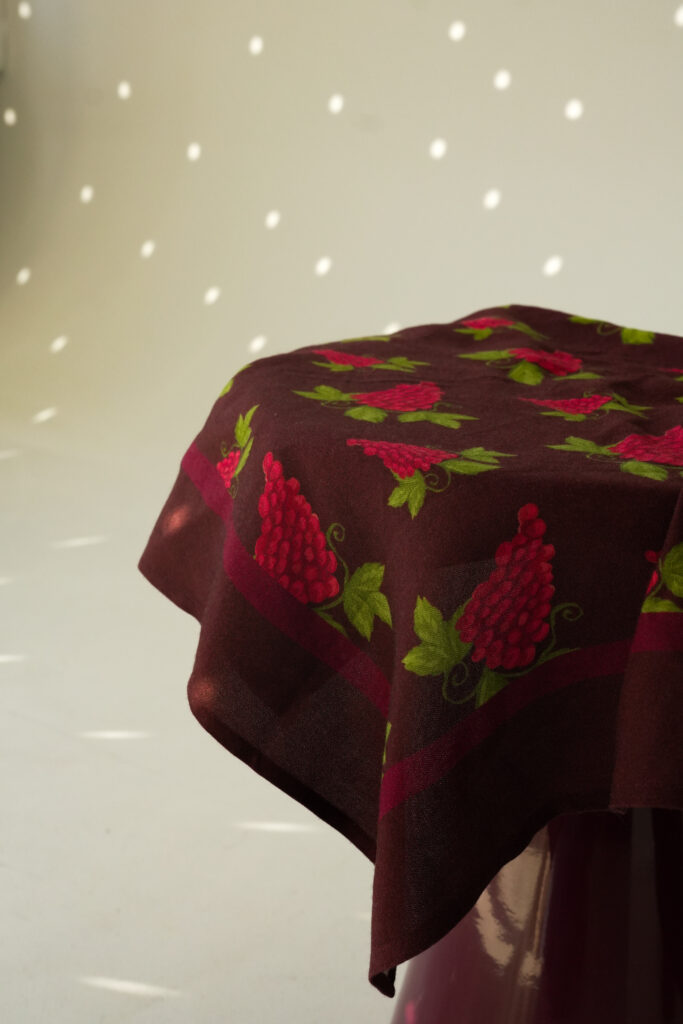 APASZKA BAMBUSOWA "WINOGRONO"