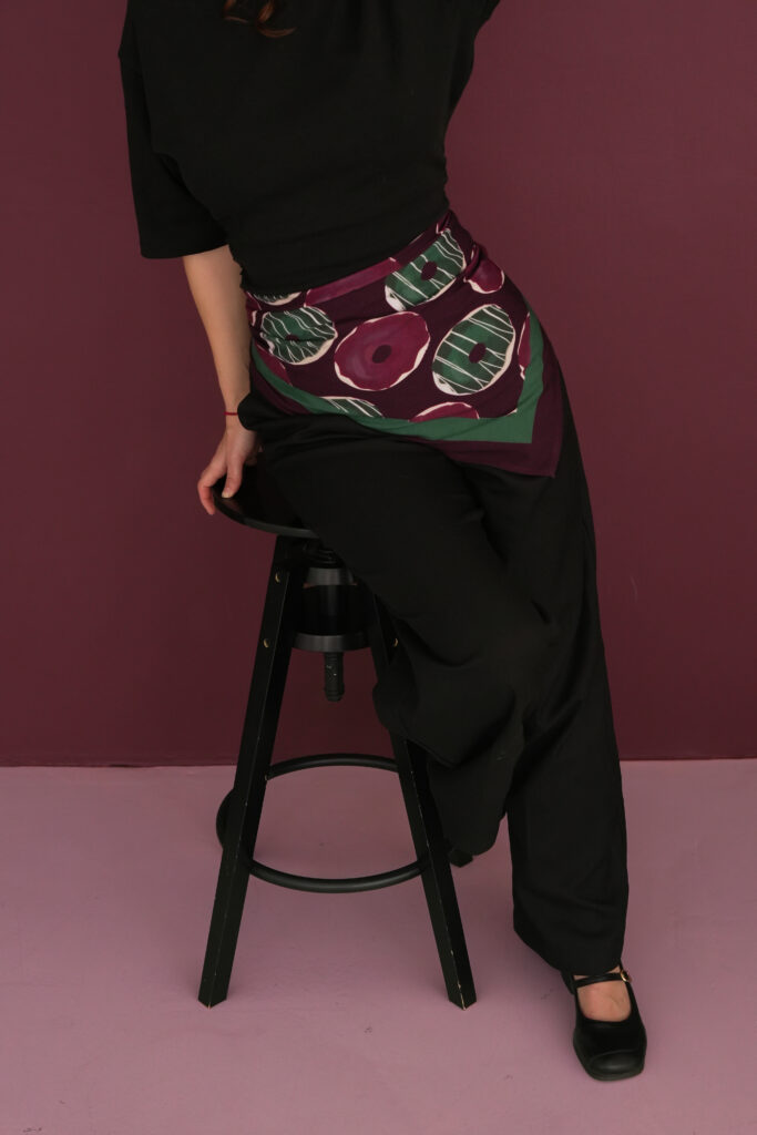 APASZKA BAMBUSOWA "DONUTS"