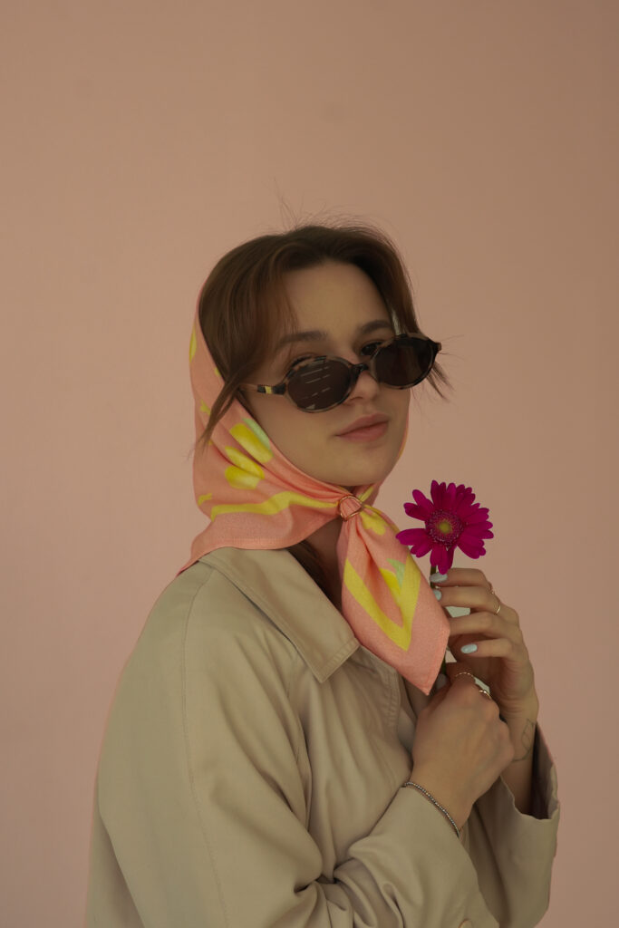 APASZKA BAMBUSOWA "LEMON CURD"