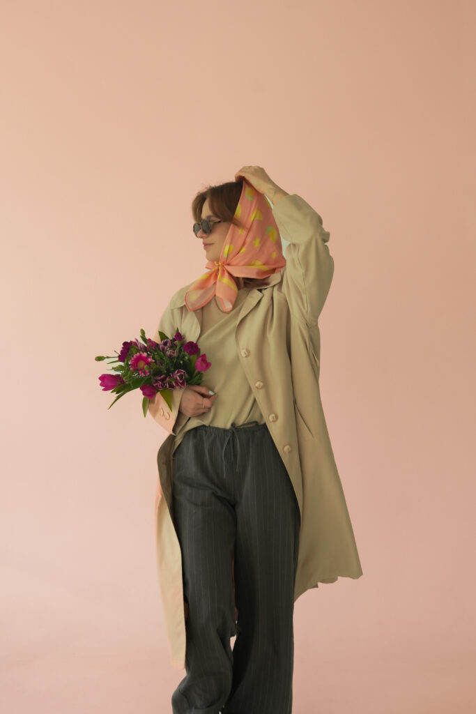 APASZKA BAMBUSOWA "LEMON CURD"