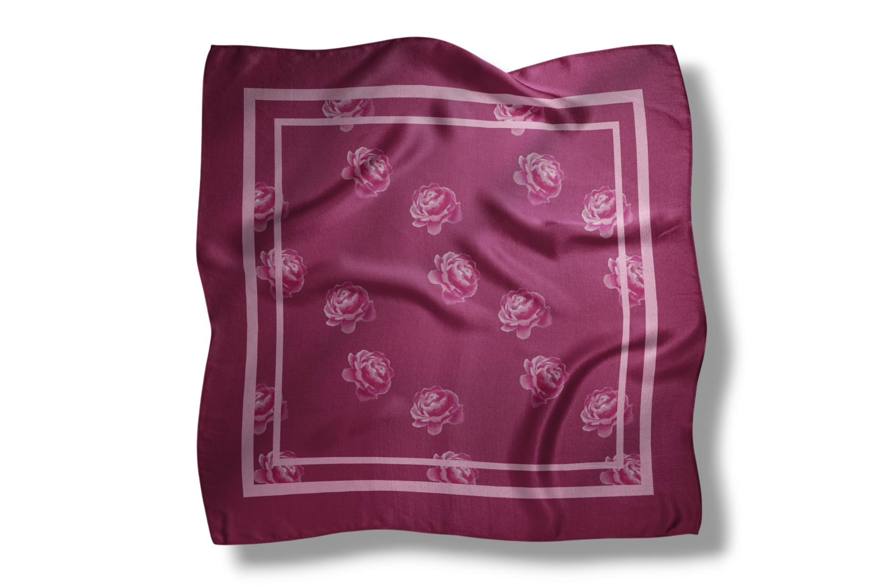 APASZKA BAMBUSOWA "PIWONIE"